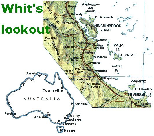 Whit's lookout. Paluma North Queensland